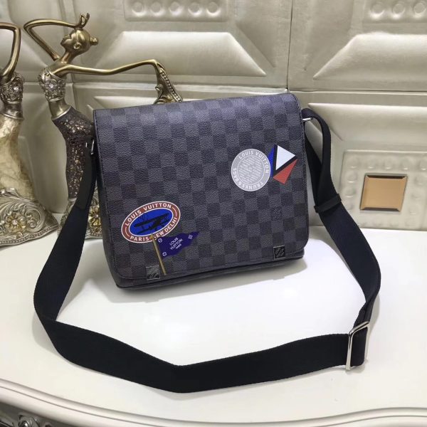 Louis Vuitton AAA+ Replica District PM Damier Graphite Bag LB10283326548