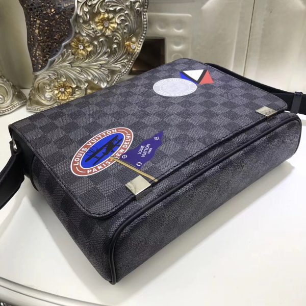 Louis Vuitton AAA+ Replica District PM Damier Graphite Bag LB10283326548