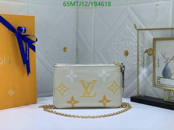 Louis Vuitton AAA+ Replica Double Zip Pochette YB46188501369