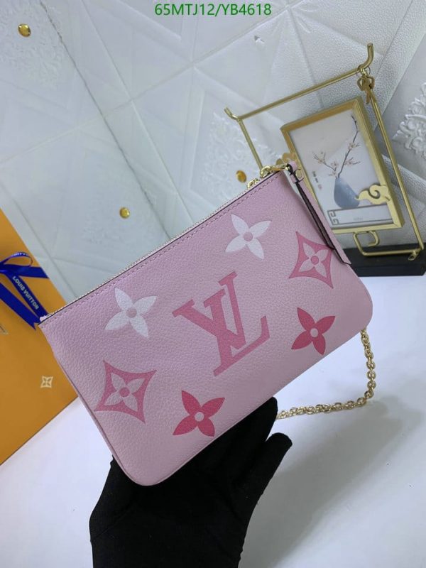 Louis Vuitton AAA+ Replica Double Zip Pochette YB46188501369