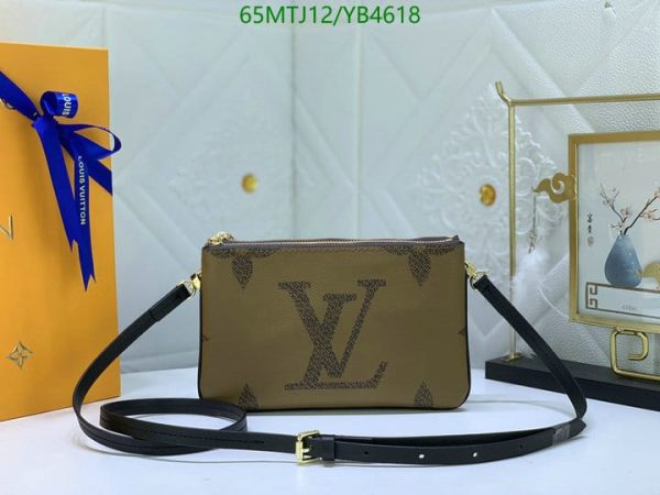 Louis Vuitton AAA+ Replica Double Zip Pochette YB46188501369