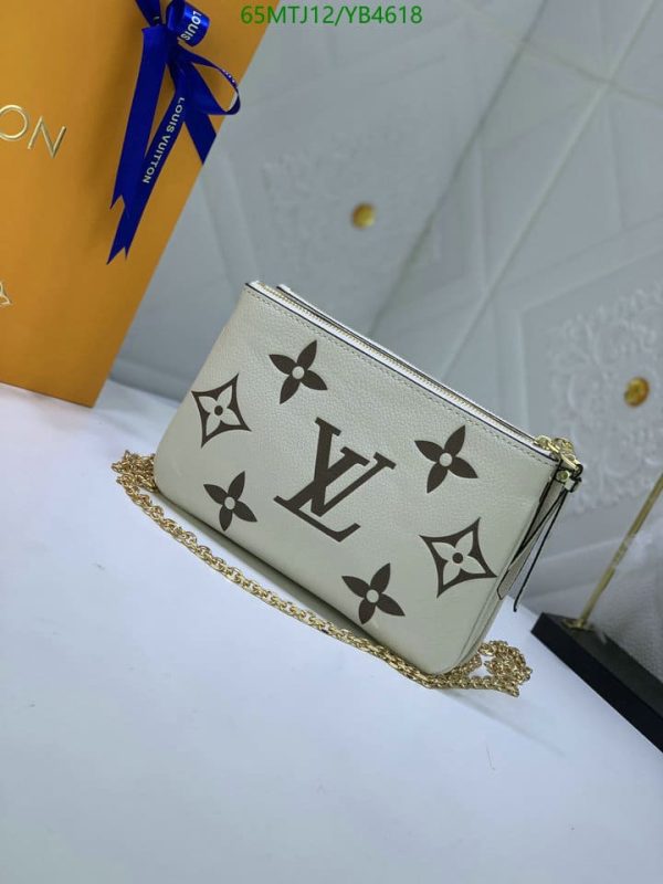 Louis Vuitton AAA+ Replica Double Zip Pochette YB46188501369