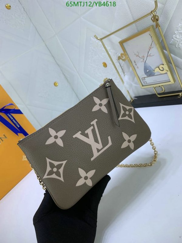 Louis Vuitton AAA+ Replica Double Zip Pochette YB46188501369