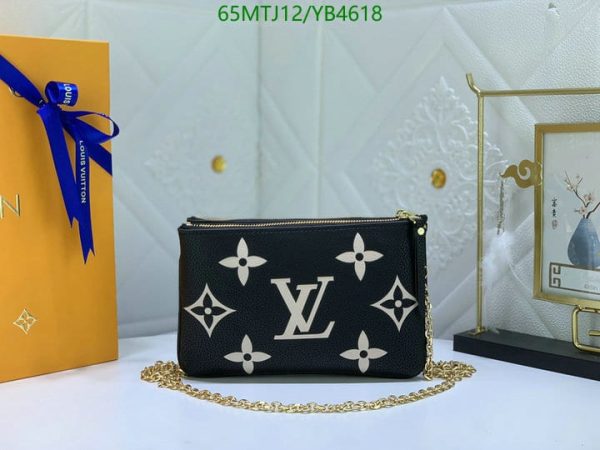 Louis Vuitton AAA+ Replica Double Zip Pochette YB46188501369