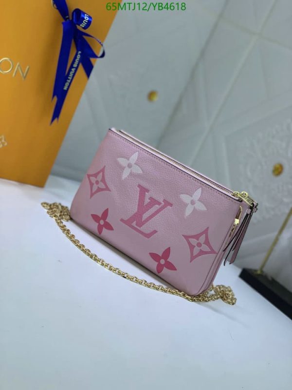 Louis Vuitton AAA+ Replica Double Zip Pochette YB46188501369