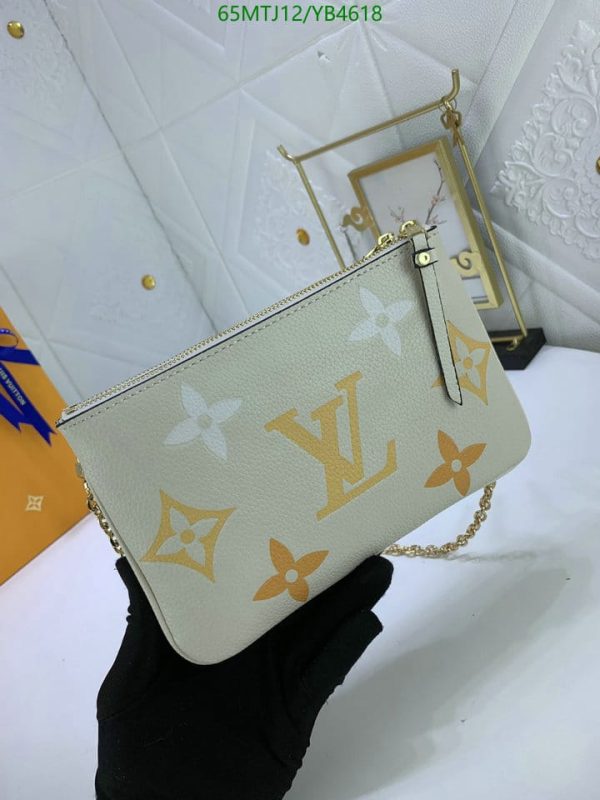 Louis Vuitton AAA+ Replica Double Zip Pochette YB46188501369