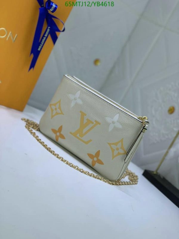 Louis Vuitton AAA+ Replica Double Zip Pochette YB46188501369