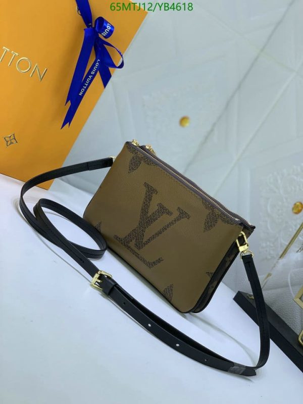 Louis Vuitton AAA+ Replica Double Zip Pochette YB46188501369