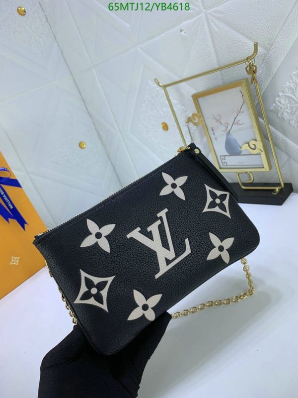 Louis Vuitton AAA+ Replica Double Zip Pochette YB46188501369