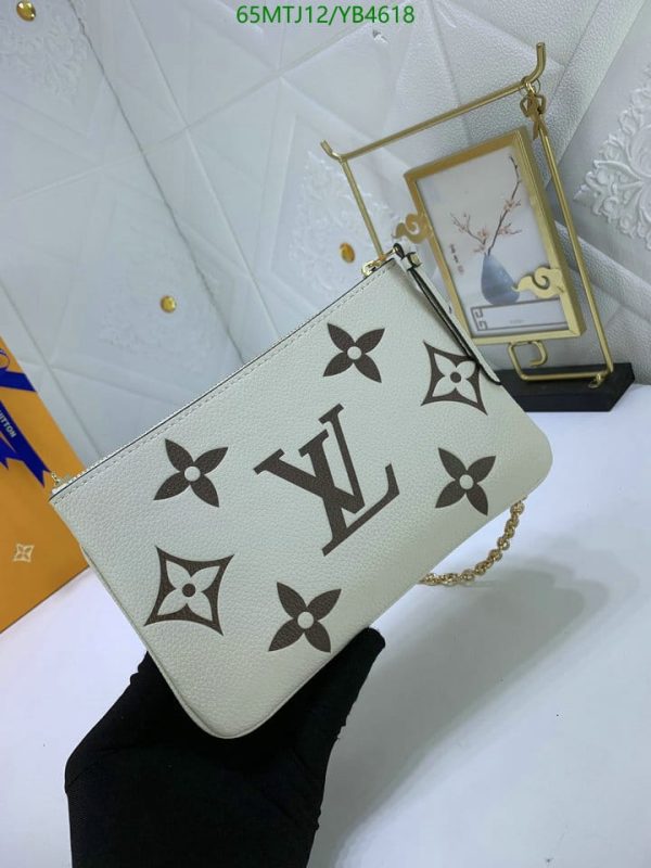 Louis Vuitton AAA+ Replica Double Zip Pochette YB46188501369