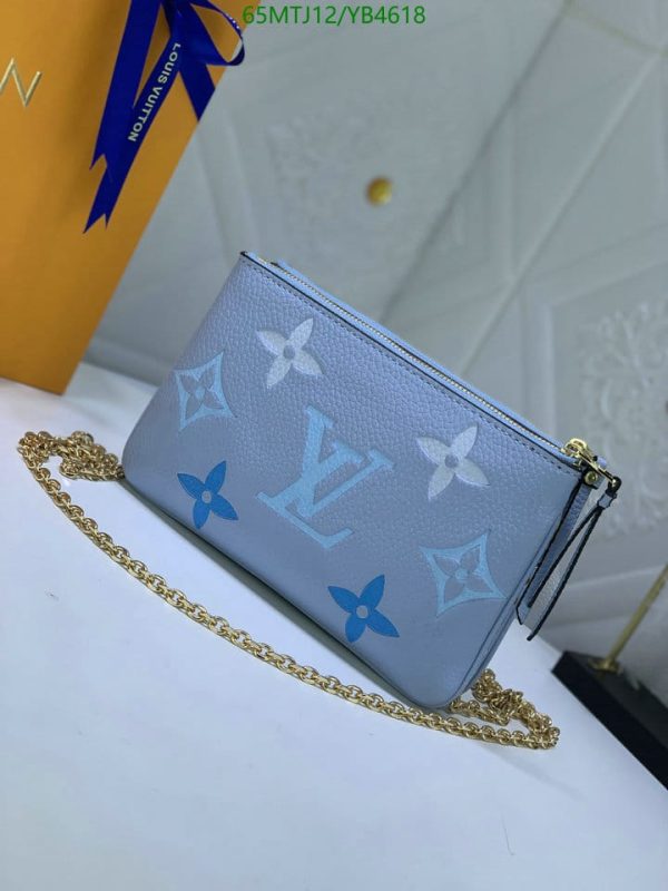 Louis Vuitton AAA+ Replica Double Zip Pochette YB46188501369