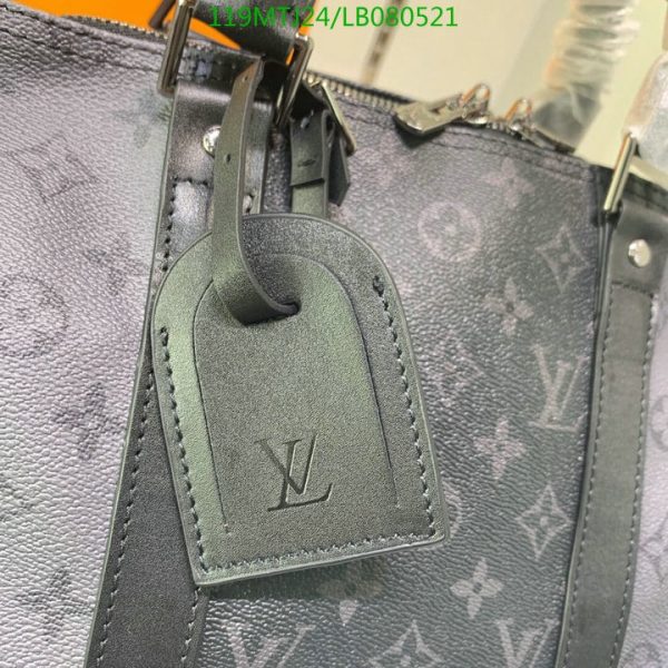 Louis Vuitton AAA+ Replica Eclipse Canvas Keepall Bandouliere Bag LB08052150138