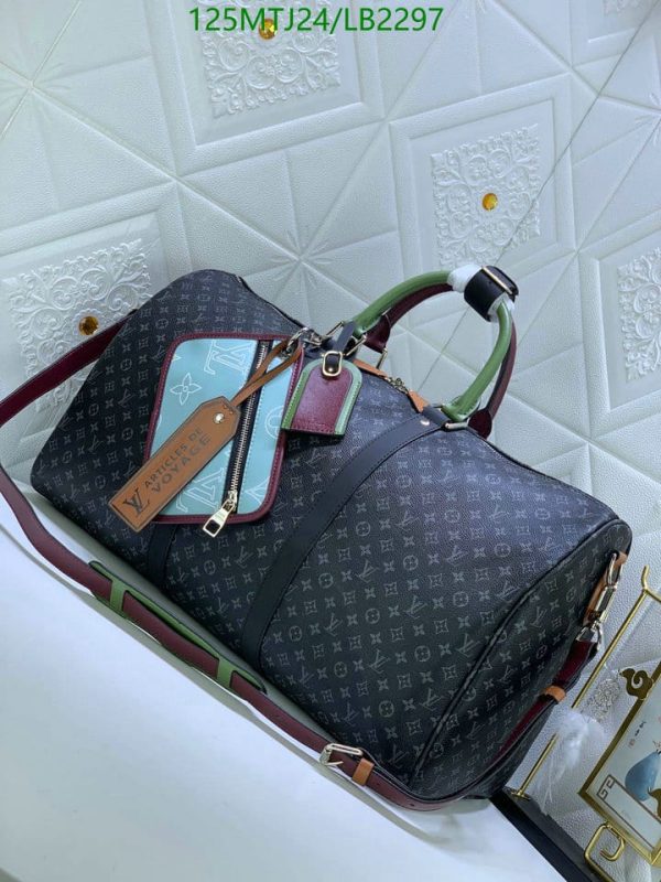 Louis Vuitton AAA+ Replica Eclipse Patchwork Keepall Bandouliere LB22975698712