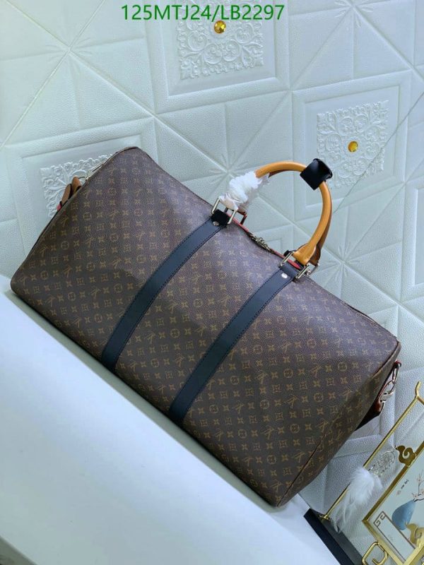 Louis Vuitton AAA+ Replica Eclipse Patchwork Keepall Bandouliere LB22975698712