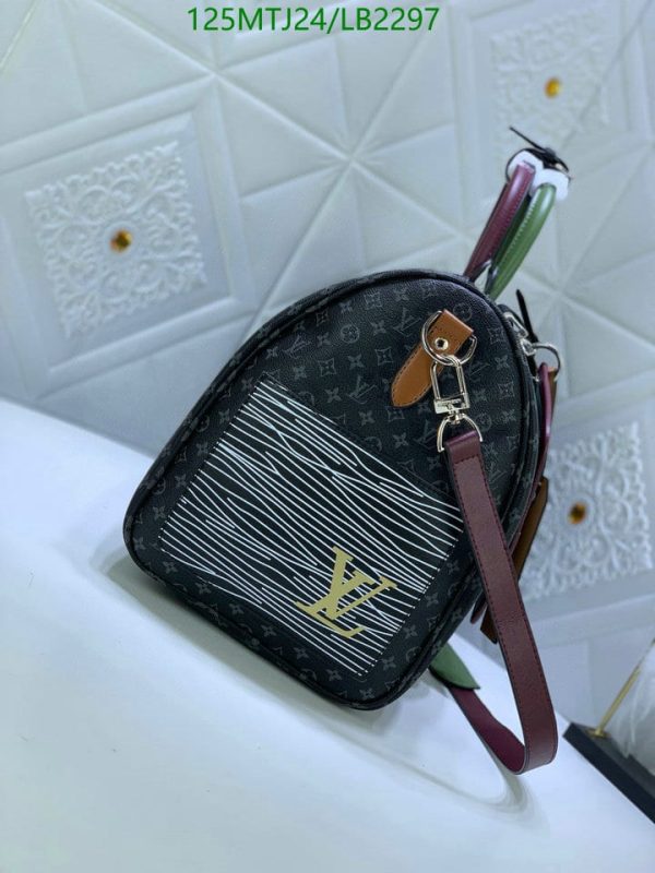 Louis Vuitton AAA+ Replica Eclipse Patchwork Keepall Bandouliere LB22975698712