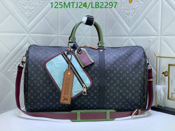 Louis Vuitton AAA+ Replica Eclipse Patchwork Keepall Bandouliere LB22975698712