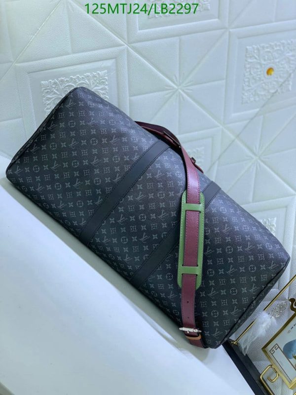 Louis Vuitton AAA+ Replica Eclipse Patchwork Keepall Bandouliere LB22975698712