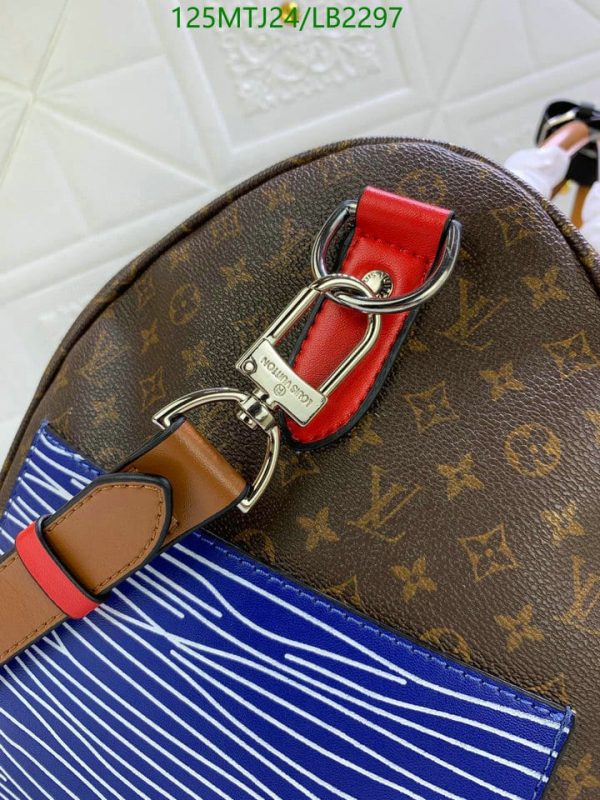 Louis Vuitton AAA+ Replica Eclipse Patchwork Keepall Bandouliere LB22975698712