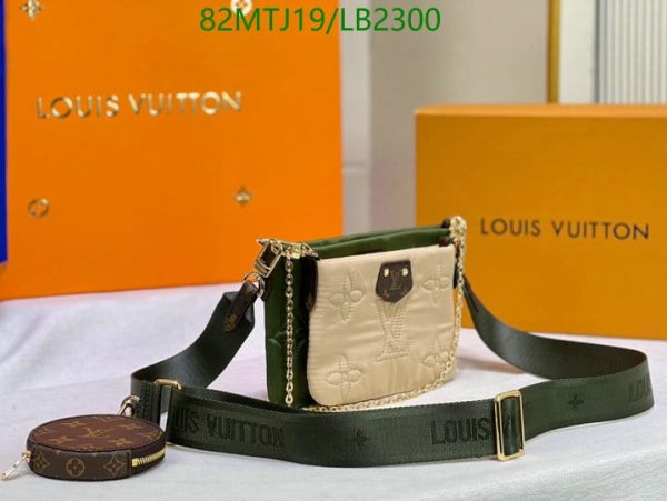 Louis Vuitton AAA+ Replica Econyl Nylon Maxi Multi Pochette HandBag LB23005963475