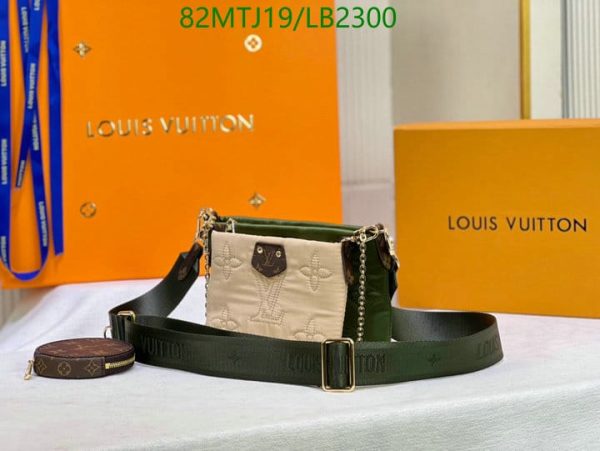 Louis Vuitton AAA+ Replica Econyl Nylon Maxi Multi Pochette HandBag LB23005963475