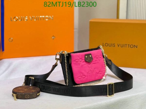 Louis Vuitton AAA+ Replica Econyl Nylon Maxi Multi Pochette HandBag LB23005963475