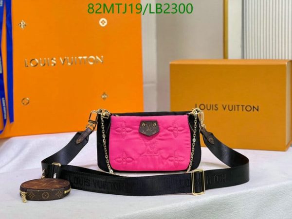 Louis Vuitton AAA+ Replica Econyl Nylon Maxi Multi Pochette HandBag LB23005963475