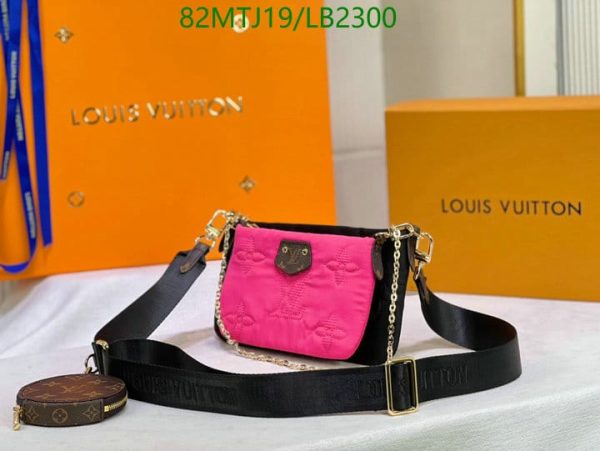 Louis Vuitton AAA+ Replica Econyl Nylon Maxi Multi Pochette HandBag LB23005963475