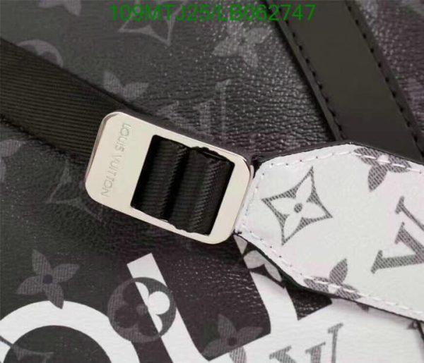 Louis Vuitton AAA+ Replica Elipse Silver Split Keepall LB06274757036