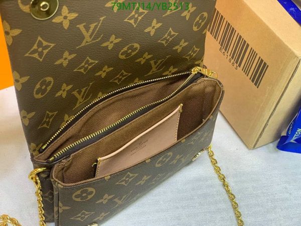 Louis Vuitton AAA+ Replica Embossed Pochette Coussin Bag YB25131648519