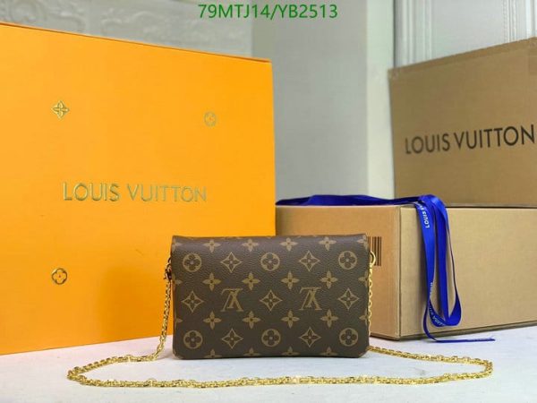 Louis Vuitton AAA+ Replica Embossed Pochette Coussin Bag YB25131648519