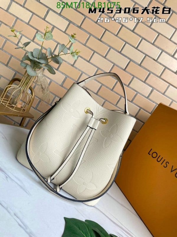 Louis Vuitton AAA+ Replica Empreinte Neonoe Cream Hobo Bag LB10752365894