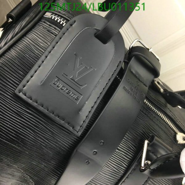 Louis Vuitton AAA+ Replica Epi KeepallBandoulière Bag LBU0113515076