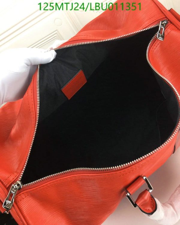 Louis Vuitton AAA+ Replica Epi KeepallBandoulière Bag LBU0113515076