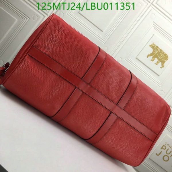 Louis Vuitton AAA+ Replica Epi KeepallBandoulière Bag LBU0113515076