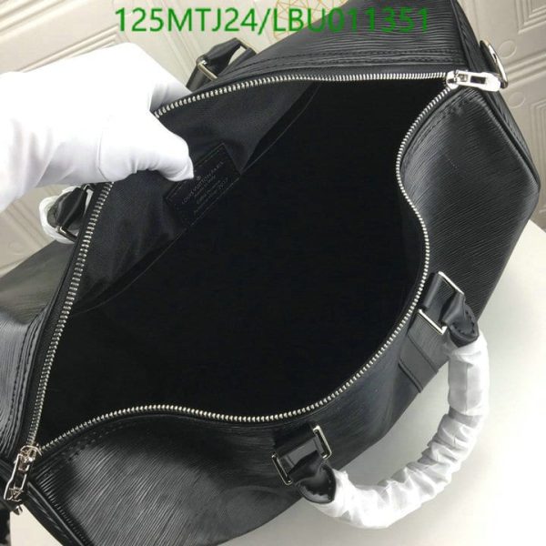 Louis Vuitton AAA+ Replica Epi KeepallBandoulière Bag LBU0113515076