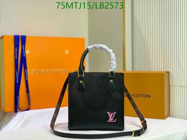 Louis Vuitton AAA+ Replica Epi Leather Sac Plat BB Tote Bag LB25734785123