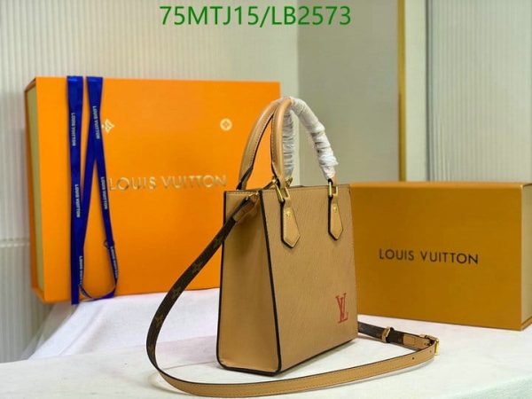 Louis Vuitton AAA+ Replica Epi Leather Sac Plat BB Tote Bag LB25734785123