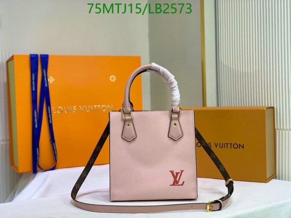 Louis Vuitton AAA+ Replica Epi Leather Sac Plat BB Tote Bag LB25734785123