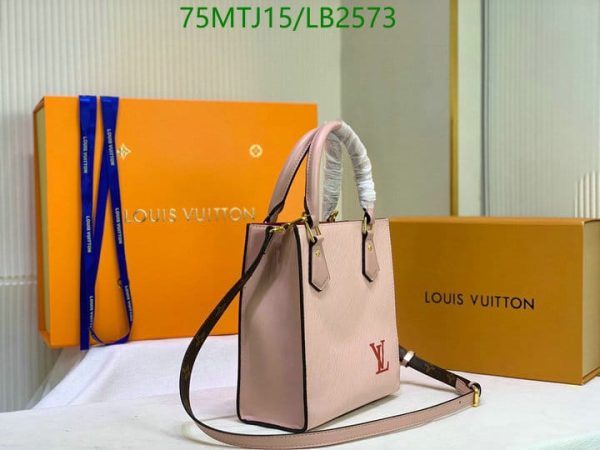 Louis Vuitton AAA+ Replica Epi Leather Sac Plat BB Tote Bag LB25734785123