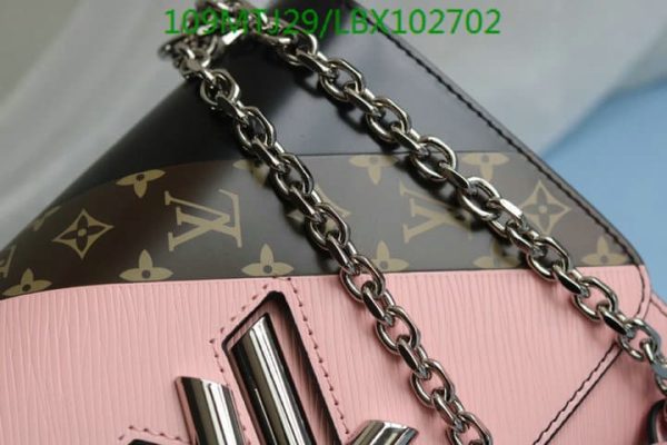 Louis Vuitton AAA+ Replica  Epi Leather Twist Tape Chain Clutch Bag LBX1027028942