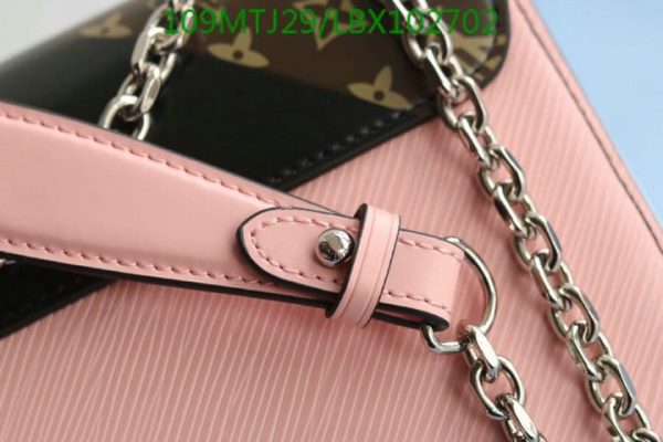 Louis Vuitton AAA+ Replica  Epi Leather Twist Tape Chain Clutch Bag LBX1027028942