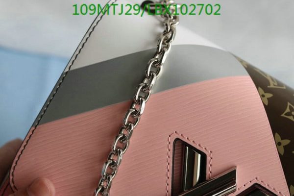 Louis Vuitton AAA+ Replica  Epi Leather Twist Tape Chain Clutch Bag LBX1027028942