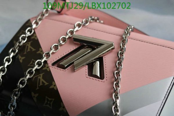 Louis Vuitton AAA+ Replica  Epi Leather Twist Tape Chain Clutch Bag LBX1027028942