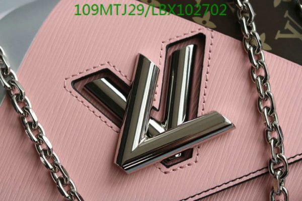 Louis Vuitton AAA+ Replica  Epi Leather Twist Tape Chain Clutch Bag LBX1027028942