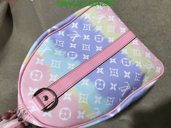 Louis Vuitton AAA+ Replica Escale Speedy Giant Flower Pastel Pink Bag LB04285751476