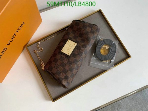 Louis Vuitton AAA+ Replica Eva Monogram Brown Bag LB48001973819