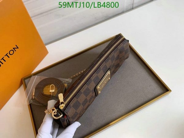 Louis Vuitton AAA+ Replica Eva Monogram Brown Bag LB48001973819