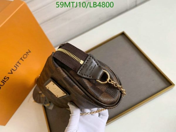 Louis Vuitton AAA+ Replica Eva Monogram Brown Bag LB48001973819