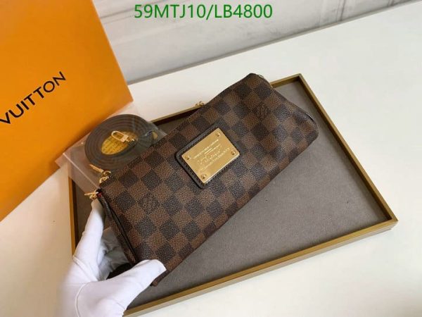 Louis Vuitton AAA+ Replica Eva Monogram Brown Bag LB48001973819