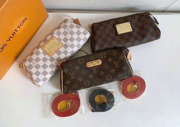 Louis Vuitton AAA+ Replica Eva Monogram Brown Bag LB48001973819